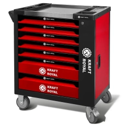 Набор ручных инструментов в стальной тележке ( 250пр. ) FORCEKRAFT-KRAFT ROYAL FK-55314