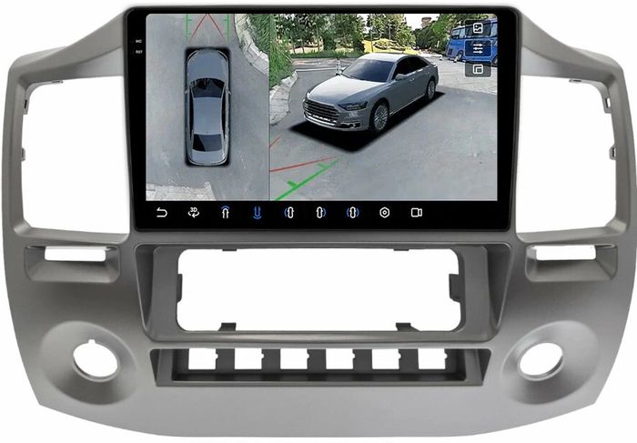 Магнитола для ГАЗ Соболь Бизнес, Газель Бизнес 2010-2017 (климат) - FarCar BX9-360-9546BC монитор 9.5" 2K QLED на Android 13, Быстрая, CarPlay, 4G SIM-слот, 4 камеры в комплекте