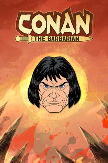 Металлический пин «Conan the Barbarian» (Светящийся)