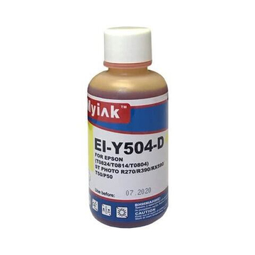 Чернила для EPSON Photo T50/R200/R270/RX590 (100мл, yellow, Dye) EI-Y504-D (Gloria) MyInk