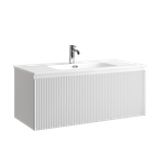 Тумба подвесная Sancos Snob R 1.0 с одним ящиком 995х445х406, Bianco, SNR1.0100W, арт. SNR1.0100W