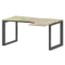 Стол эргономичный правый на металлокаркасе НТМП.О-040.ПР  1400x1100x750 Аргентум-МП
