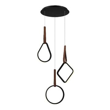 Подвесной светильник LED 36W 4000K SL6131.403.36 чёрный/терракотовый Shape ST-Luce