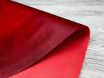 Кожа Lizard Lux Red Mary с тиснением ящерицы