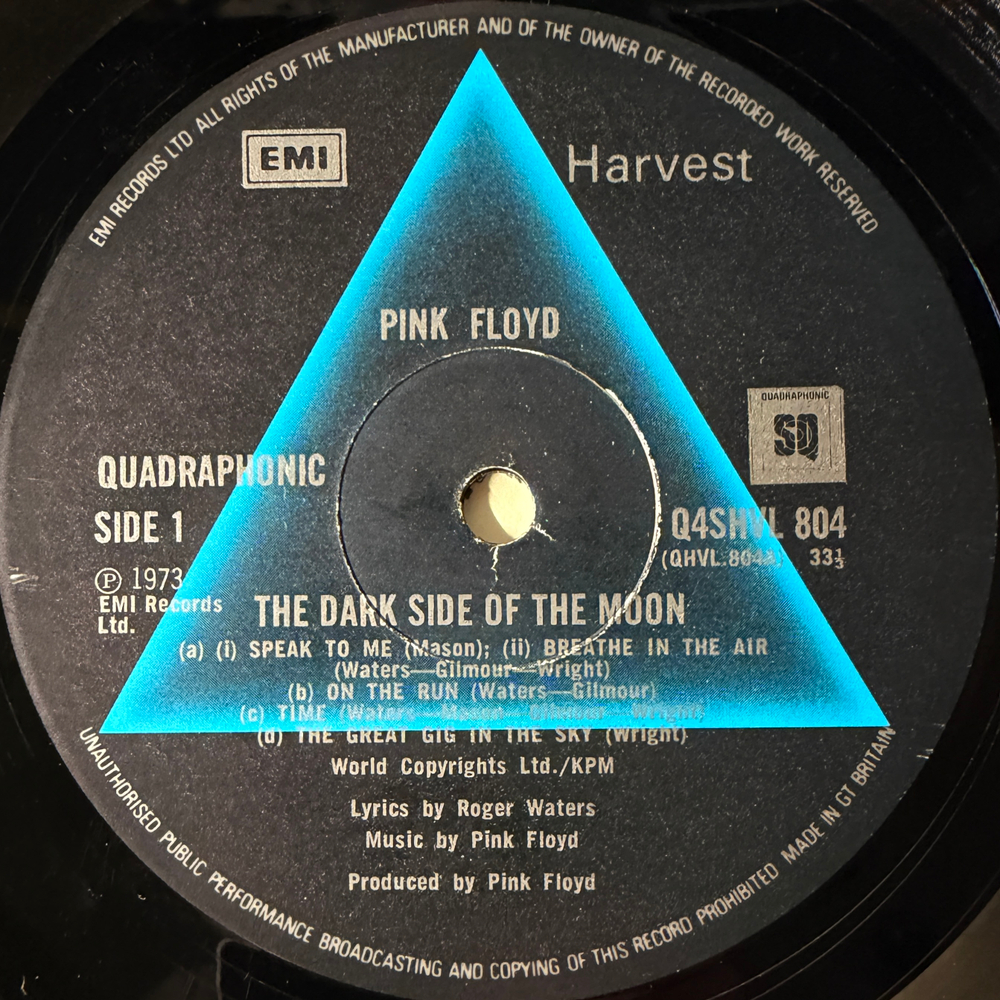 Pink Floyd – The Dark Side Of The Moon (Англия 1973г.) Т