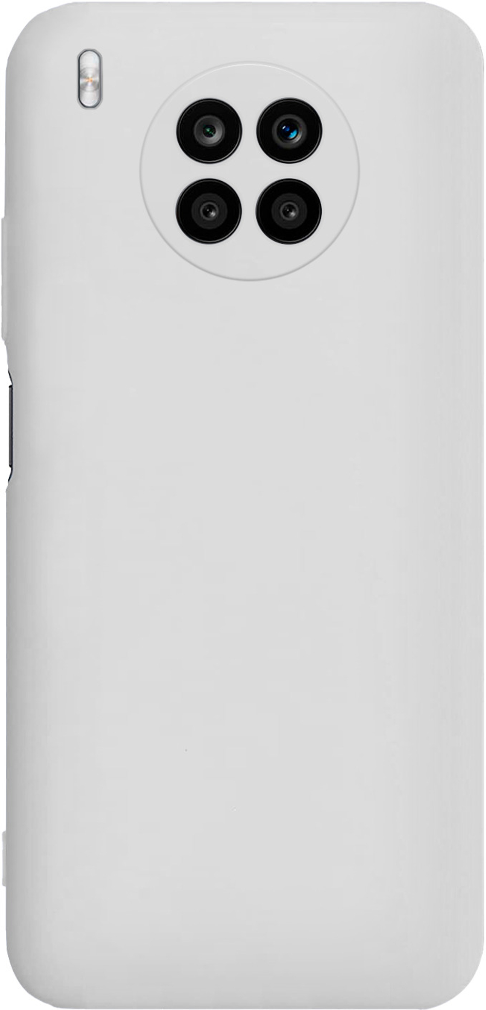 Мягкий Soft Touch чехол из силикона для HONOR 50 LITE / HUAWEI NOVA 8i с бархатной подкладкой