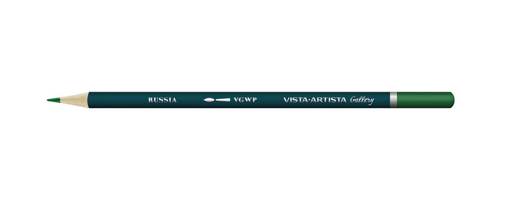 Карандаш акварельный ВИСТА АРТИСТА №612 зеленый (82984674924)