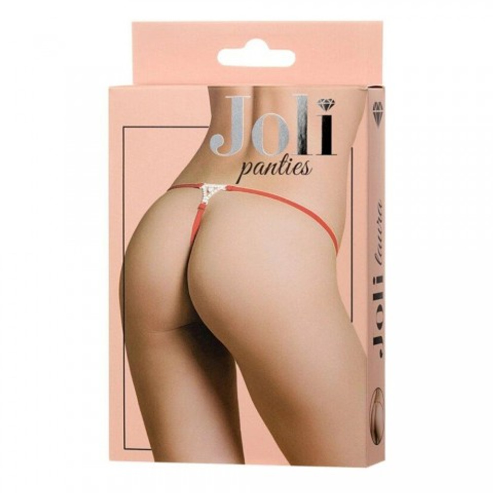 Трусики со стразами Joli Laura, красный, OS