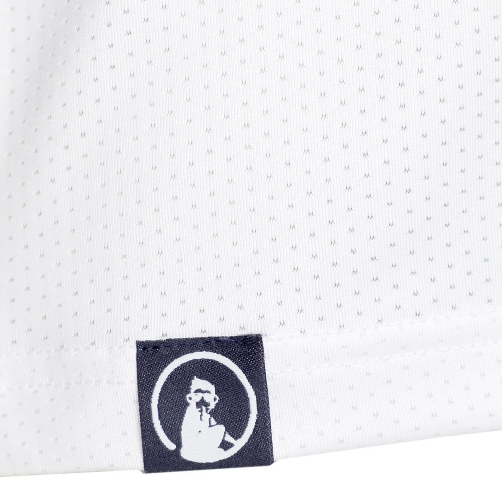 Мужское теннисное поло Quiet Please Ocean AOP Stripe Receiver T-Shirt Men - White, Blue