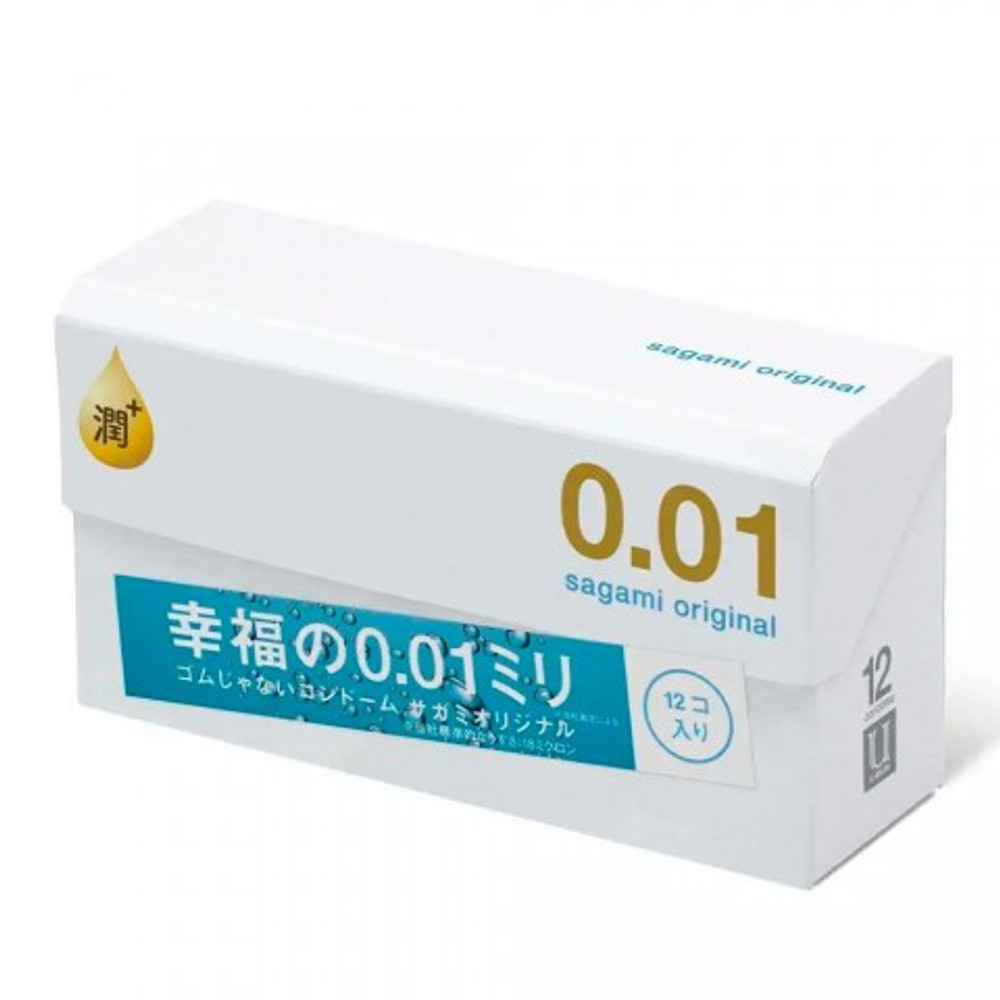 Презервативы Sagami Original 001 EXTRA LUB, 12 шт