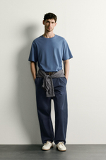 БРЮКИ ЧИНОС STRAIGHT FIT СО СКЛАДКАМИ — ZARA · 1063/440