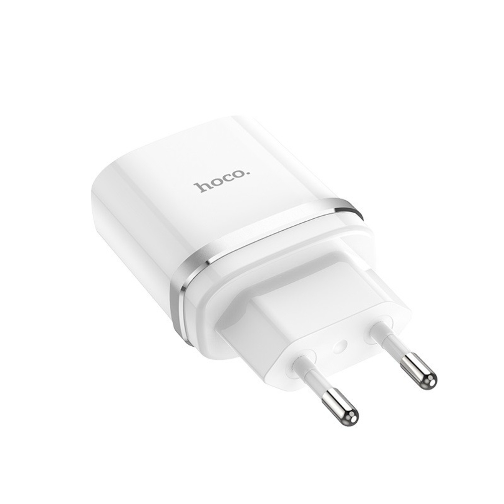 Сетевое зар. устр. Hoco C12Q 1USB QC3.0 2.4A белое