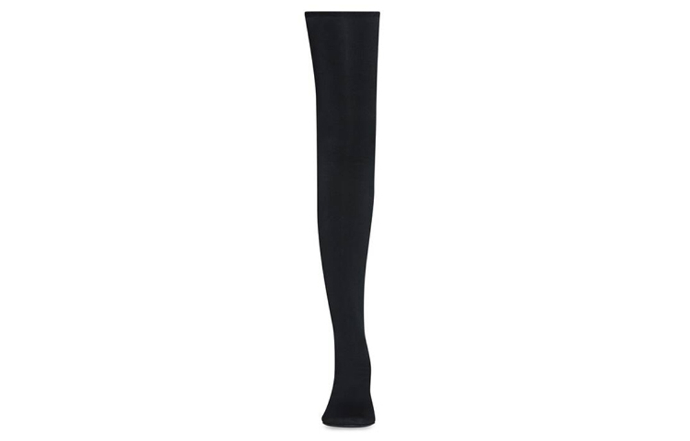 Balenciaga Stage Knee High Boots 11cm Women"s Black
