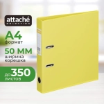 Папка-регистратор Attache Selection (Bantex) Strong 50 мм жёлтая ПВХ с технологией Strong Line