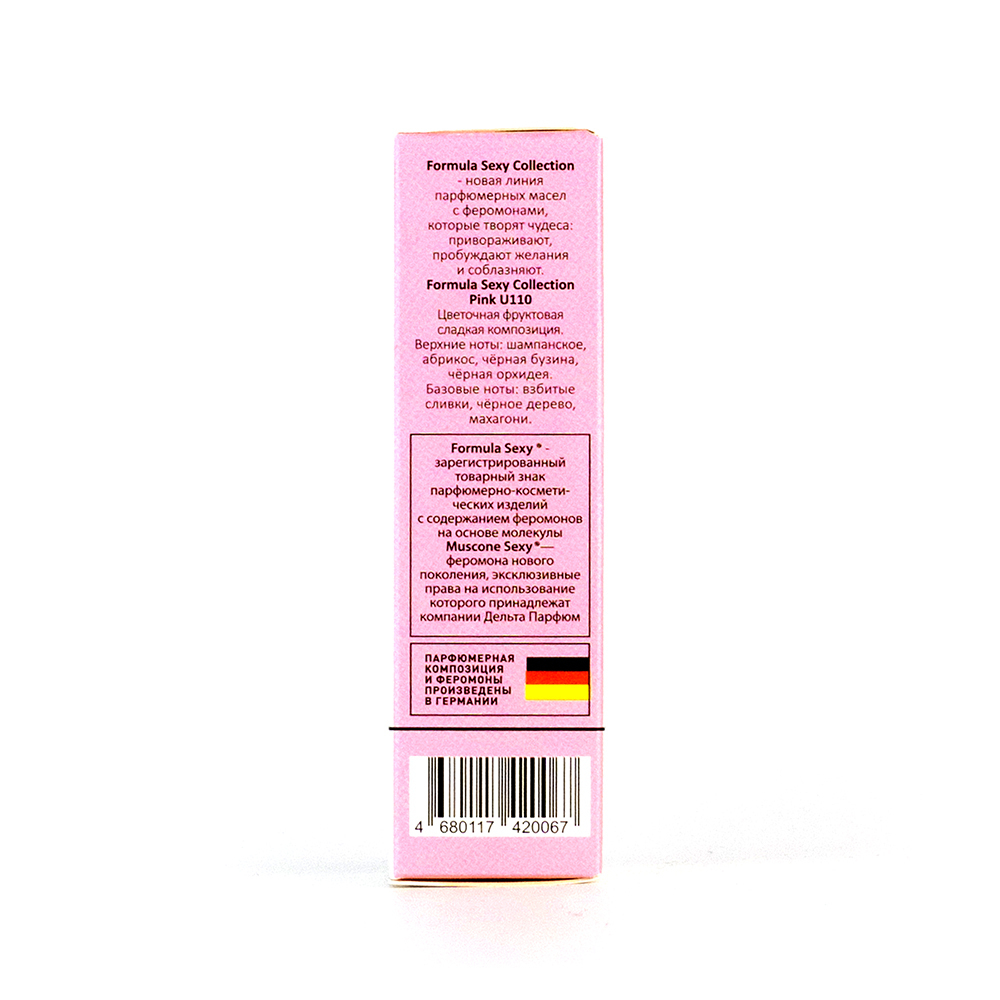 Парфюмерное масло с феромонами Formula Sexy Collection Pink U110 (Формула Секси Коллекшн Пинк U110) – 8ml