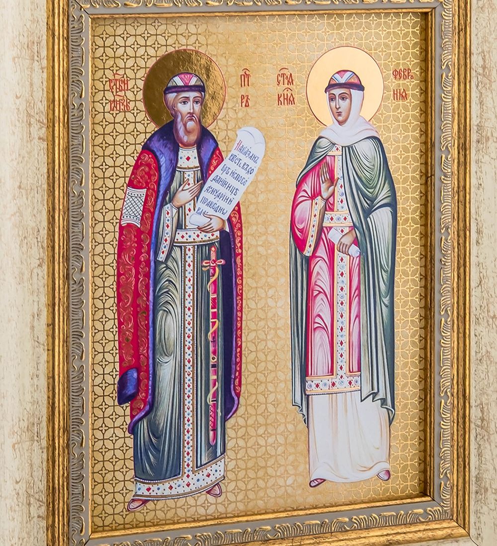 ART-905/6 Панно «Святые Петр и Феврония»
