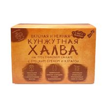 Халва Сокровища Сезама кунжутная Орех и курага 290 г
