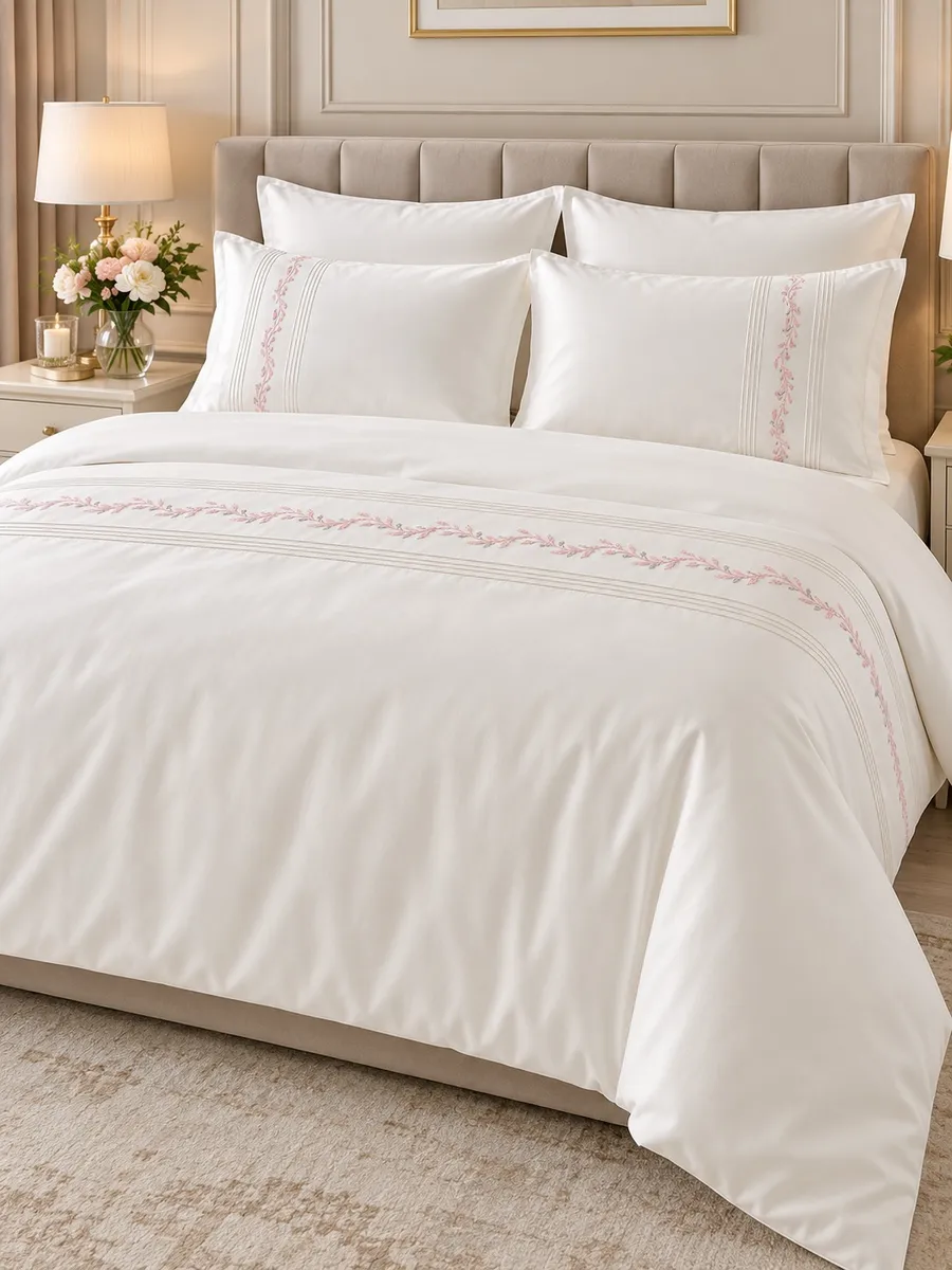 Gelin Home КПБ 6 пр. ELMIRA пыльная роза пододеяльник 200*220, простынь 240*260, наволочки 50*70 2шт, декоративные наволочки 50*70 2шт GLNN517