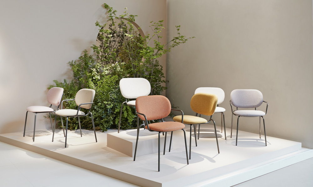 Стул металлический c обивкой Scab Design Si-Si Bold, матовое золото, светло-зеленый