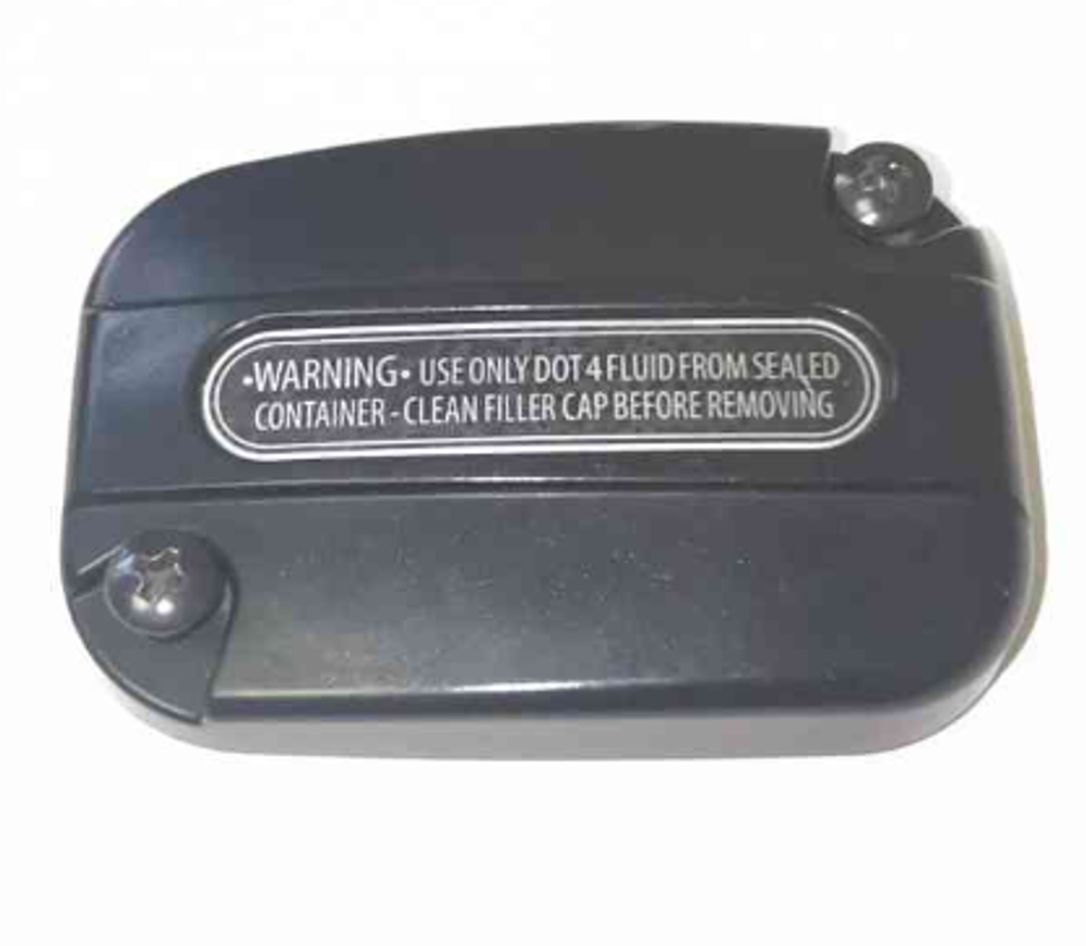 Cover Front Brake Master Cylinder - FL - Black Ops (Cover only w/o gasket & screws)