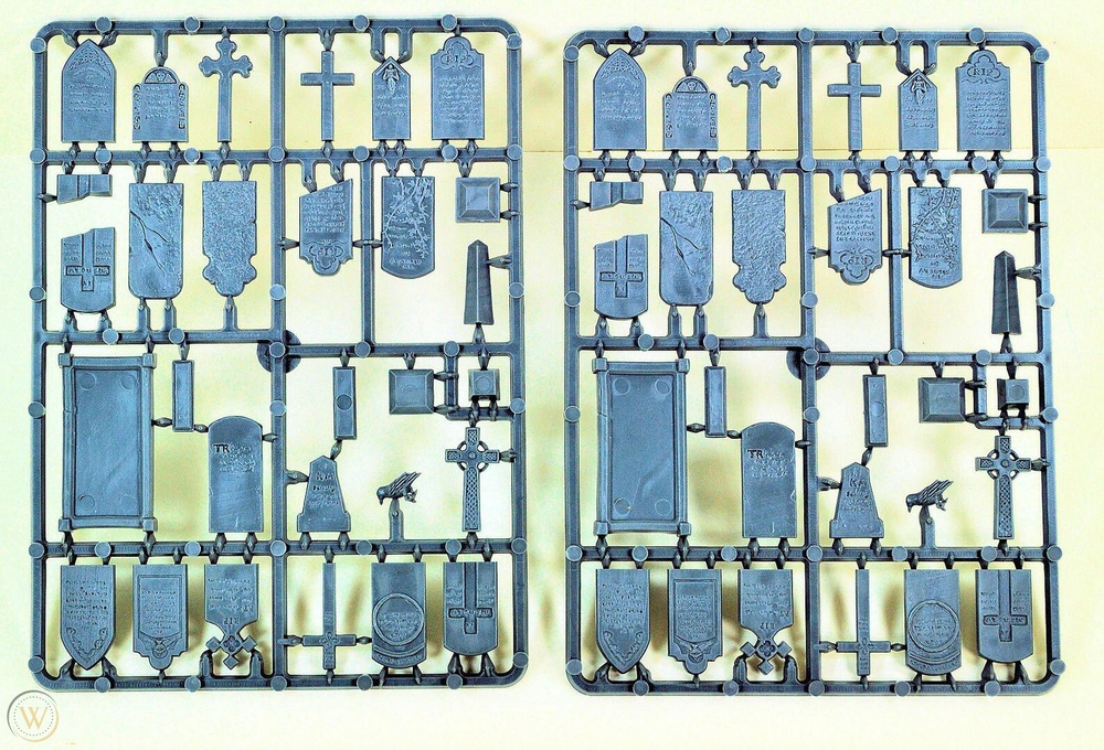GRAVES  Grave Stones (plastic)
