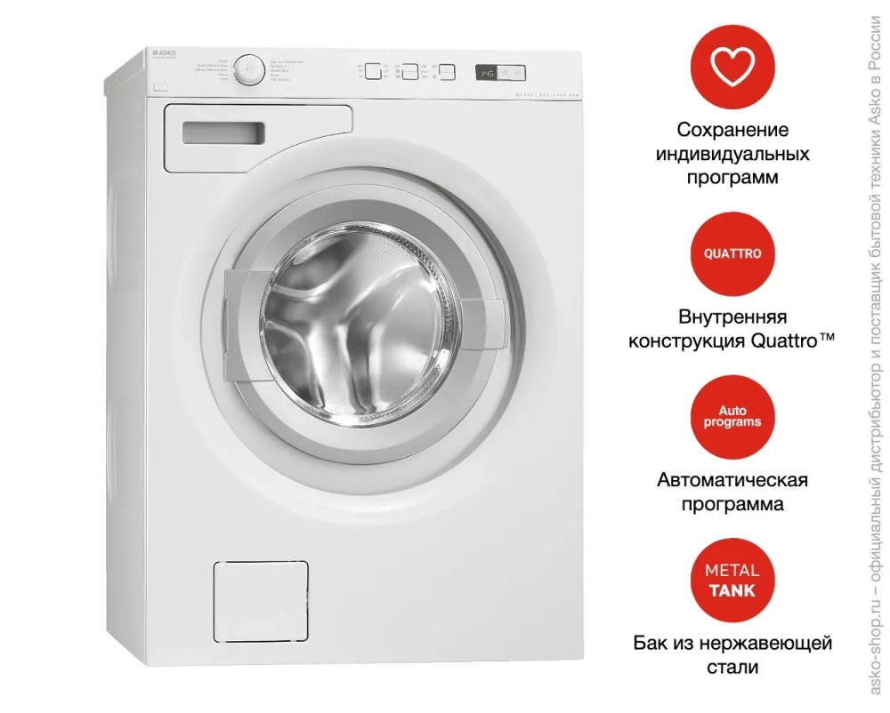 Стиральная машина Asko W6564 W фото 7