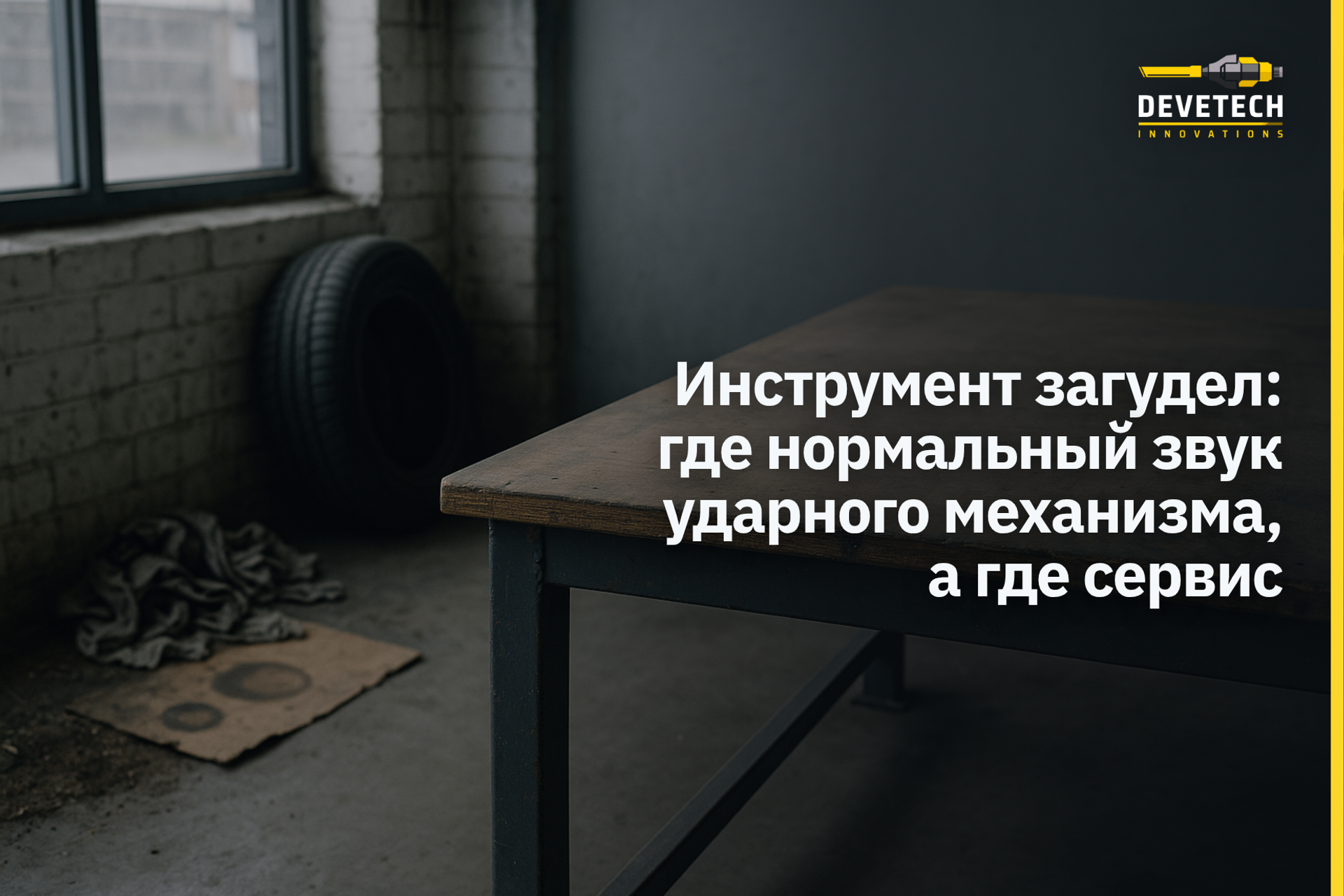 Инструмент загудел: где нормальный звук ударного механизма, а где сервис