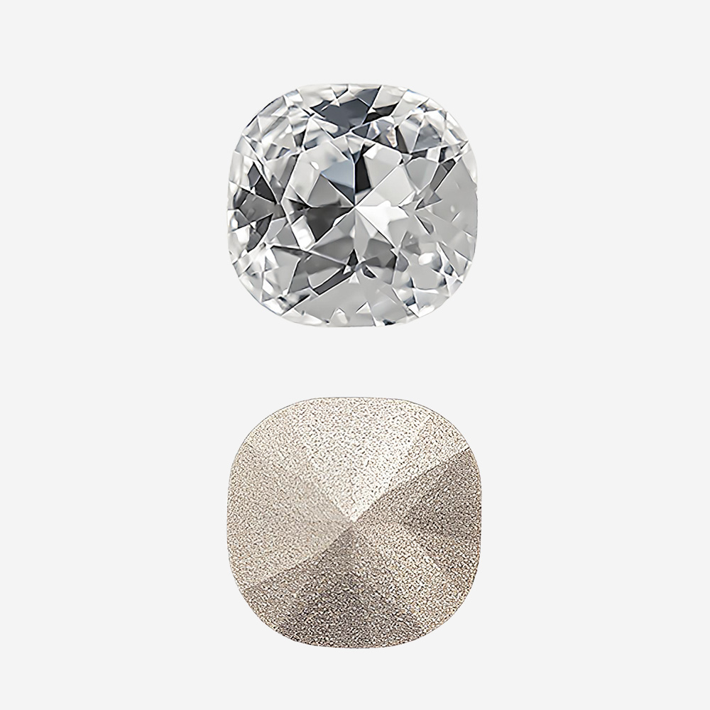 Кристалл Кушон (Сushion), оттенок "Кристалл"/"Crystal", 12мм