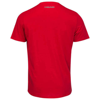 Футболка для мальчика теннисная Head Club Basic T-Shirt - красный