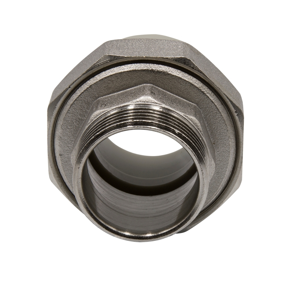 Муфта комб. разъемная, нар 40х1 1/4" EVER® СЕРЫЙ (Россия)