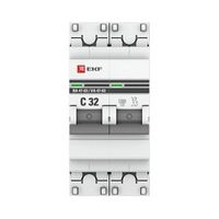 Выключатель автоматический двухполюсный C 32А 4,5кА PROxima EKF