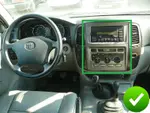 Магнитола для Toyota Land Cruiser 105 1998-2007 - FarCar S500-TS10 монитор 9.5" QLED на Android 14, Быстрая, CarPlay, 4G SIM-слот