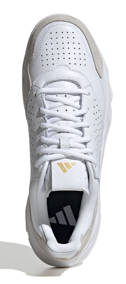 Мужские теннисные кроссовки Adidas CourtJam Control 3 Premium - cloud white/cloud white