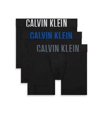 Мужские спортивные боксеры Calvin Klein Trunk Intense Power 3P - black/white/grey/blue
