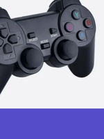 Портативная игровая консоль 2.4G Wireless Controllers Gamepad 64ГБ / Приставка M8 4K HD 10289 игр / Подключение к TV, контроллер для PS1/FC/GBA ретро