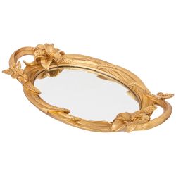 ПОДНОС ДЕКОРАТИВНЫЙ КОЛЛЕКЦИЯ "РОКОКО", 45,5*25,4*5,3CM
