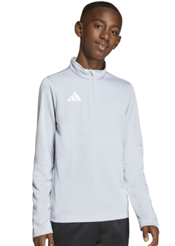 Толстовка для мальчиков Adidas Kids Entrada 26 Training - team light grey/white