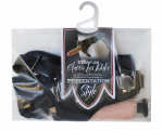 Женский мягкий пояс с насадкой Classic lux-ГЕРЦОГ - 18,2 см. (Цвет: телесный с черным)