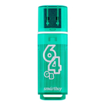 USB флеш накопитель Smartbuy 64GB Glossy series Green (SB64GBGS-G)