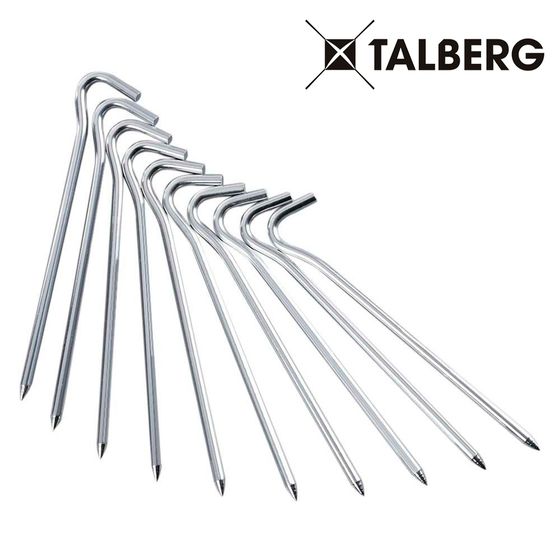 КОЛЫШКИ TALBERG НАБОР АЛЮМИНЕВЫХ КРУГЛЫХ КОЛЫШКОВ 18 см (10 шт.)