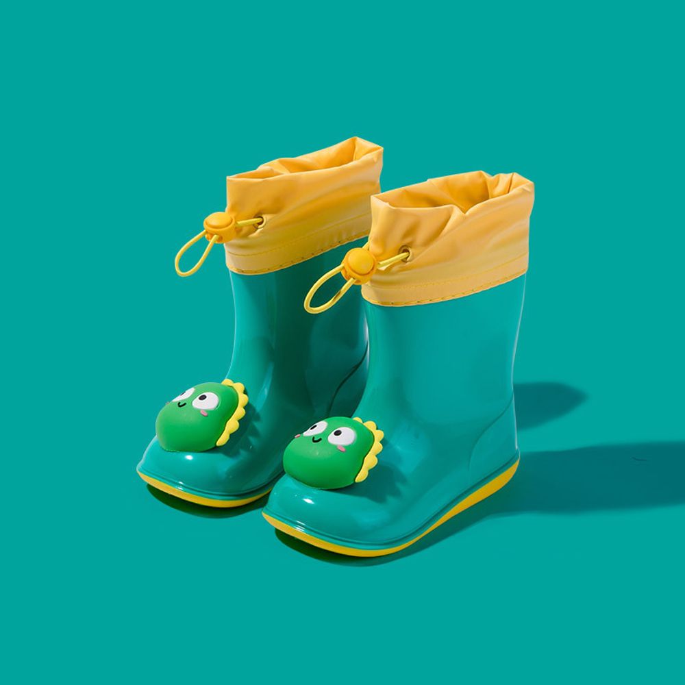 Резиновые сапоги "Crocko Top", зеленые на резинке Резиновые сапоги "Crocko Top", зеленые на резинке