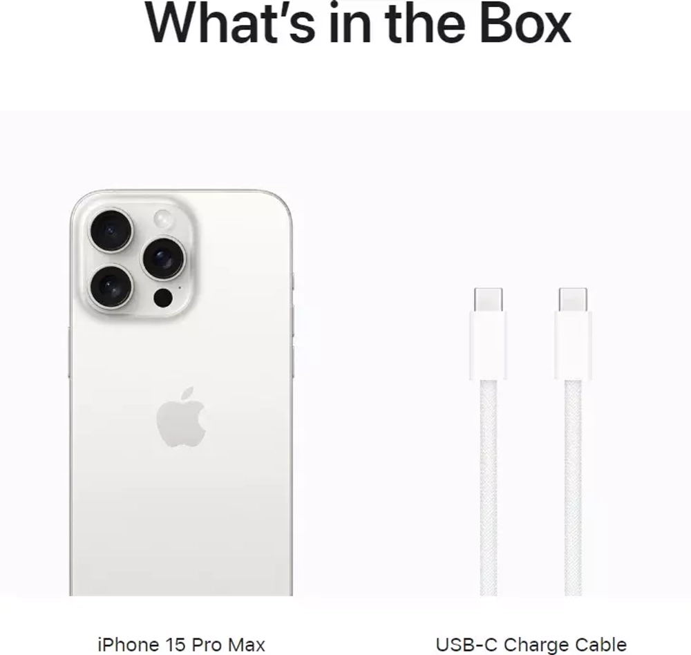 Apple iPhone 15 Pro Max 1Tb White Titanium