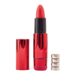 Красный вибратор 9см в виде помады ToyFa Black&Red 905011-9