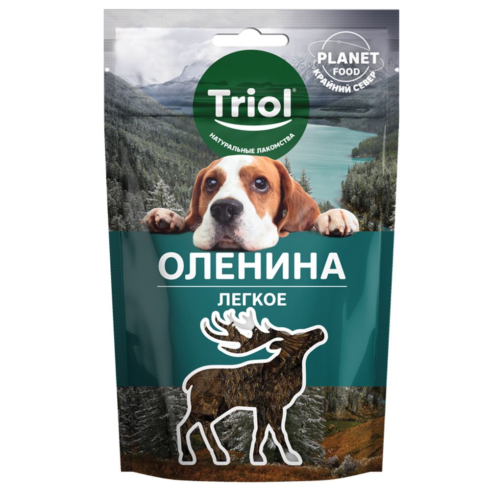 Лакомство Triol PLANET FOOD для собак "Легкое оленя", 30г