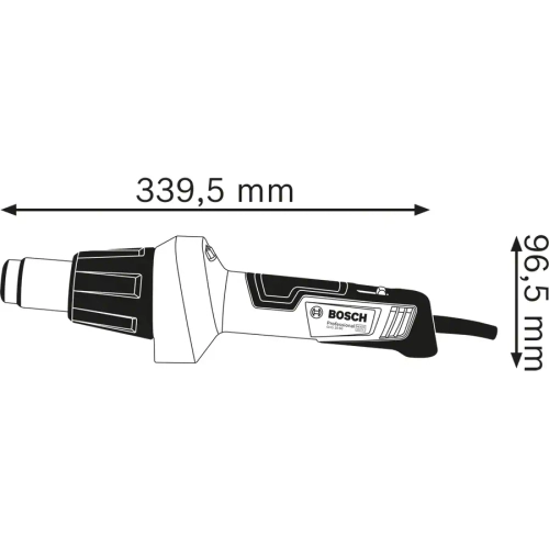 Пистолет горячего воздуха GHG 20-60 BOSCH 06012A6400
