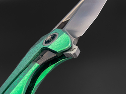 Складной нож Magpie [M390 CrystalTi green]