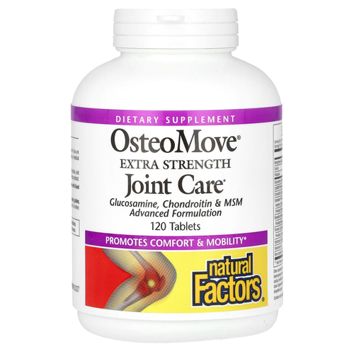 Natural Factors, OsteoMove, средство для поддержки суставов, 120 таблеток