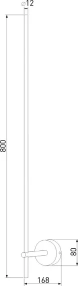 Настенный светильник Fine 40132/LED латунь Elektrostandard
