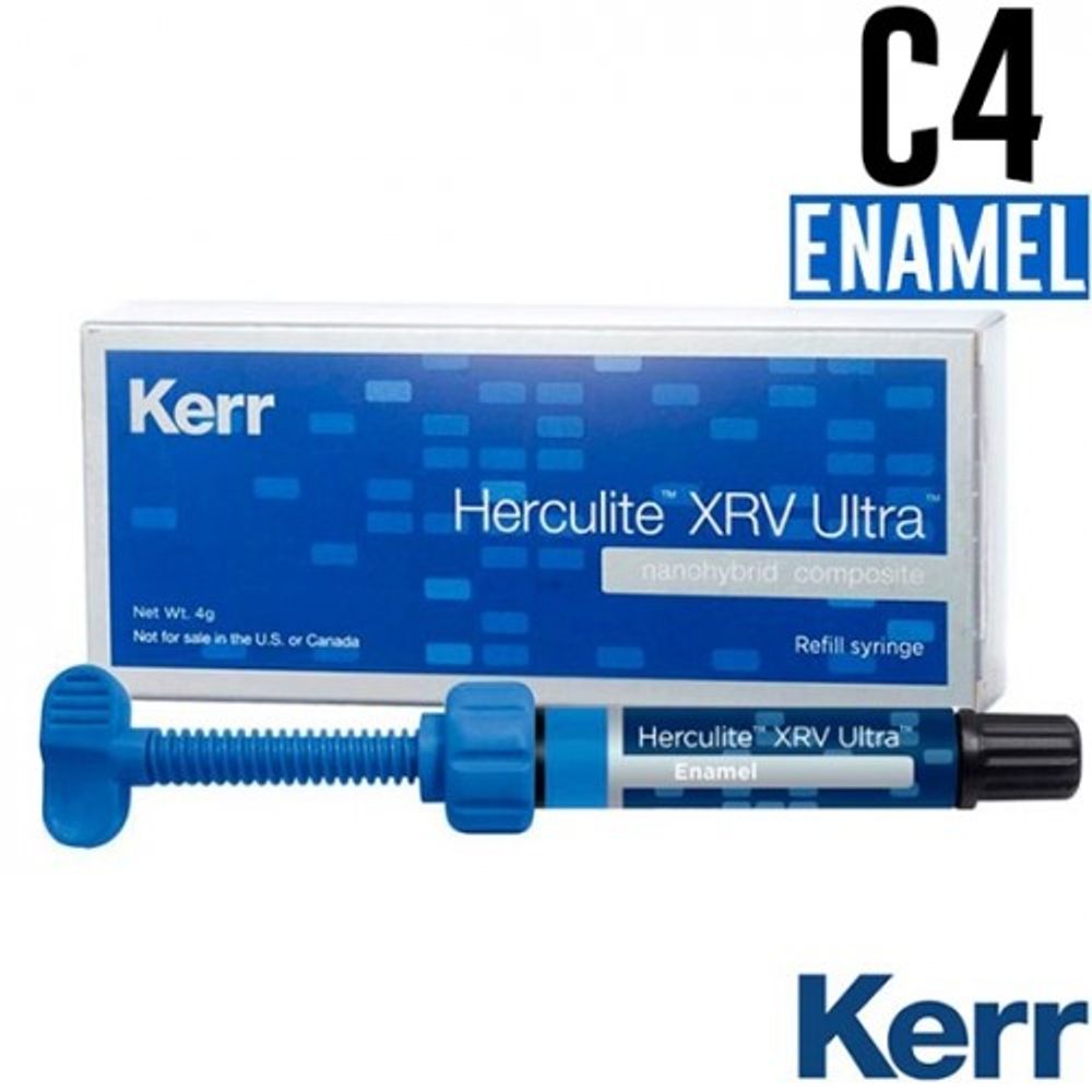 Herculite XRV Ultra Enamel C4, шприц 4гр, наногибридный композит
