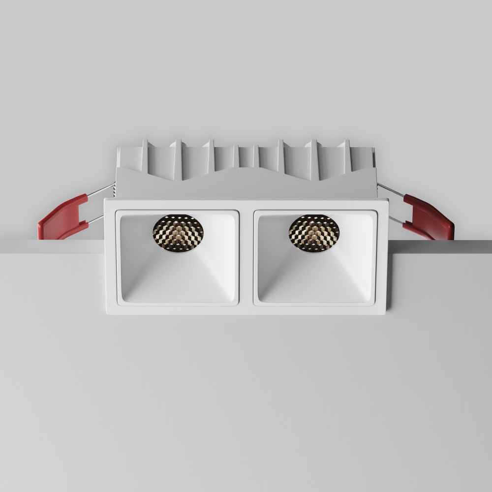 Встраиваемый светодиодный светильник Maytoni Alfa LED DL043-02-10W4K-SQ-W-1